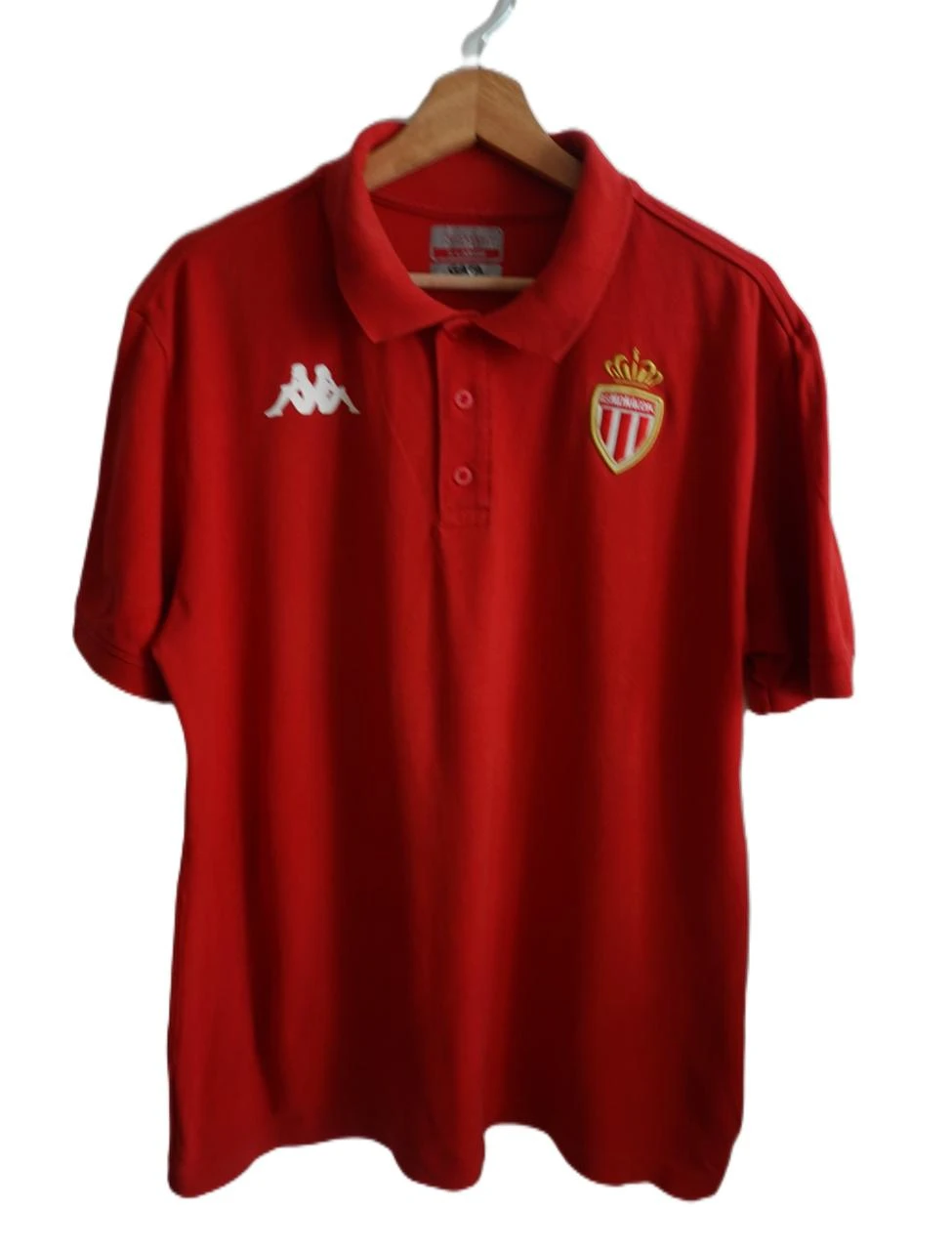 Polo Kappa AS Monaco FC rojo talla XL